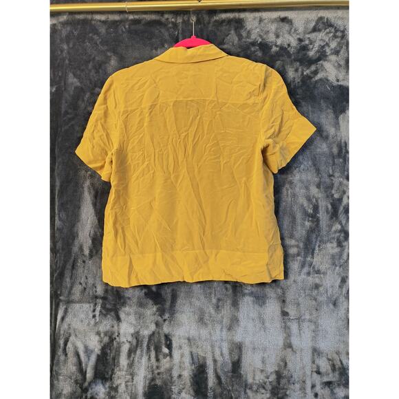 Everlane Marigold Cropped Blouse size 0 - Picture 3 of 3